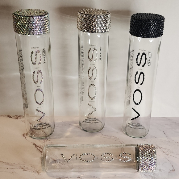 Authentic Swarovski 2011 Voss Water Bling Rhinestone Bottle one-of-a-kind - Picture 8 of 8